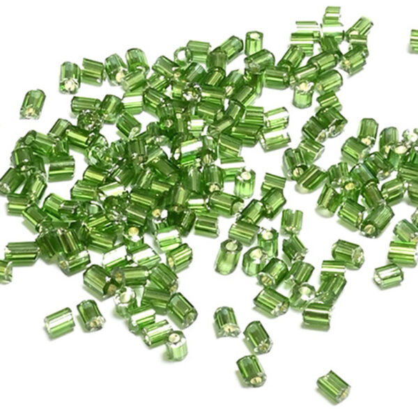 ROKAJLOVÉ KORÁLKY / ROKAJL TRUBIČKY 11/0 (ZELENÁ)