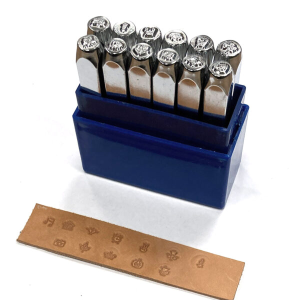 RAZNICE DO KŮŽE - 6 mm - SADA 12 ks