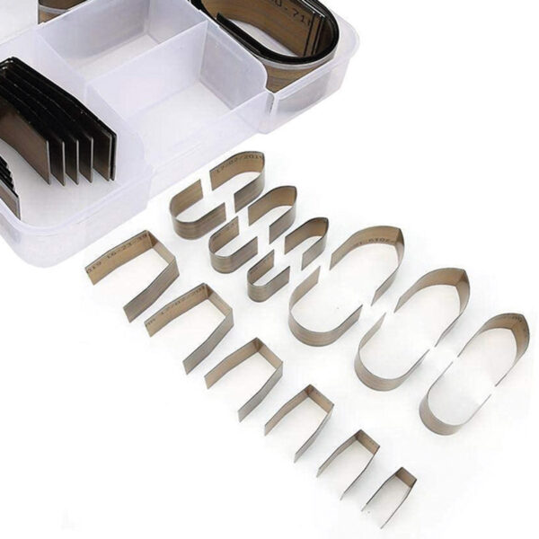 VYSEKÁVAČ NA KONCE PÁSKŮ 15-40 mm - SADA 18 ks