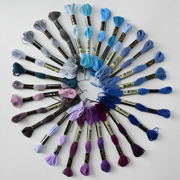 SADA VYŠÍVACÍ PŘÍZE - 28 BAREV