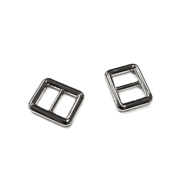 KOVOVÝ POSUNOVAČ - 12 mm - NIKL – 2 ks