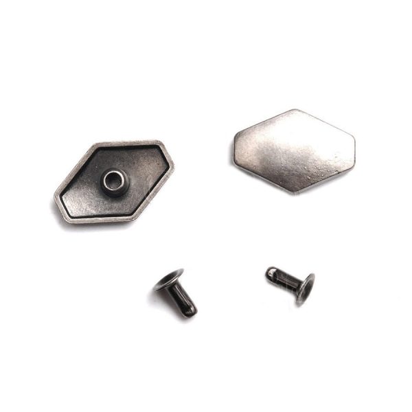 KOVOVÉ NÝTY - NÝTOVACÍ OZDOBA - 13,8 x 19,5 mm - 10ks