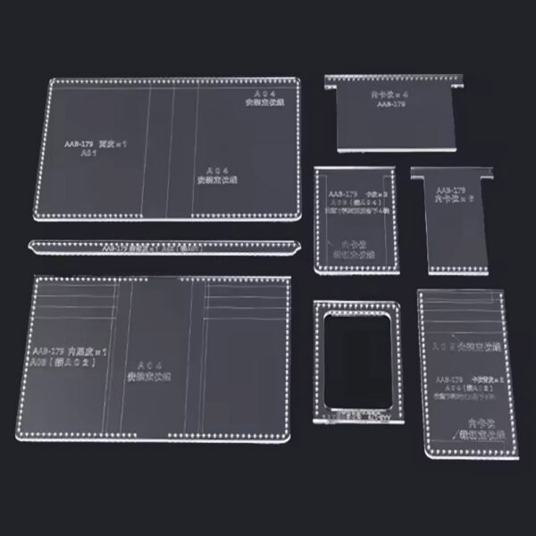 ŠABLONA NA PENĚŽENKY - 11,5 x 9,5 x 1,5 cm