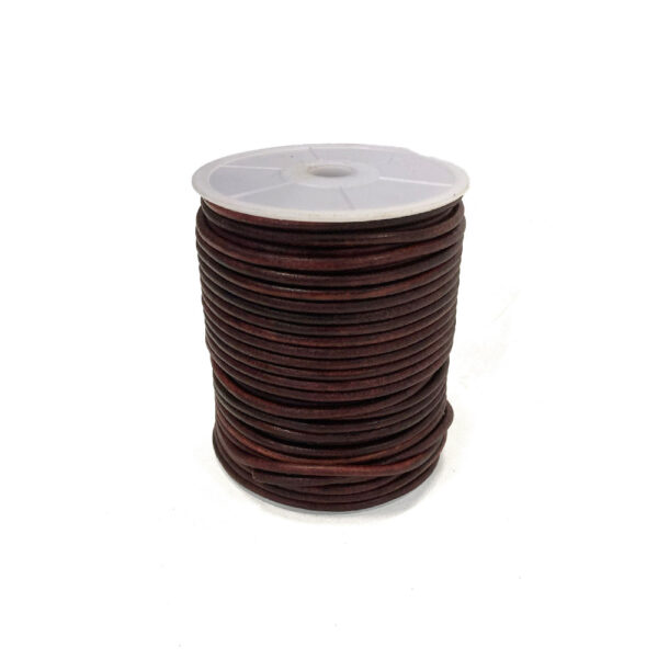 KULATÁ KŮŽE - KULATÝ KOŽENÝ ŘEMÍNEK  - ∅4mm