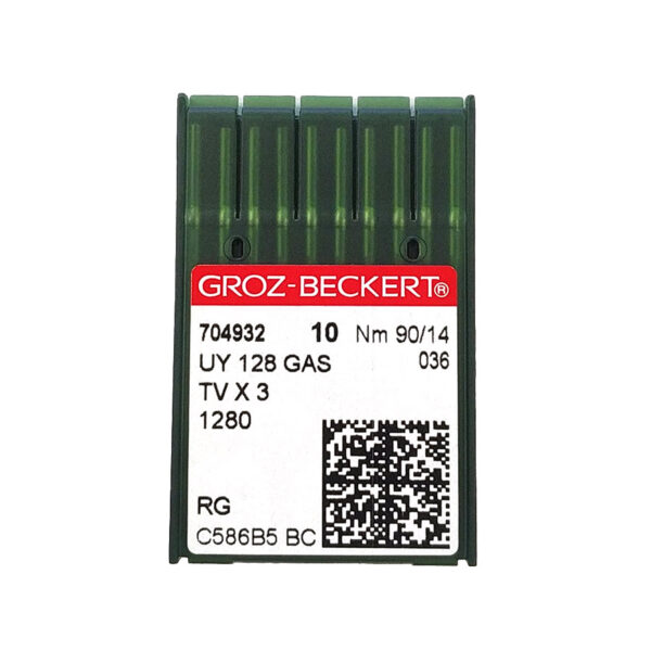Strojové jehly do průmyslových strojů Groz-Beckert - UY 128 GAS - RG (Nm 90/14)