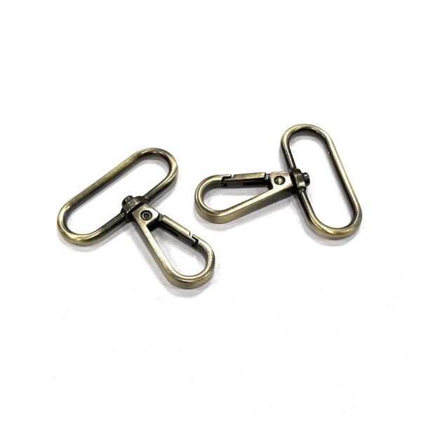 KOVOVÁ KARABINA - 38 mm - STAROMOSAZ - 2 ks