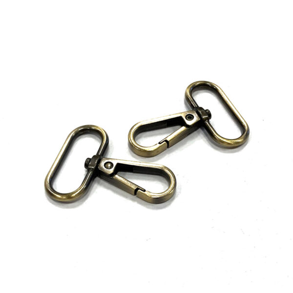 KOVOVÁ KARABINA - 32 mm - STAROMOSAZ - 2 ks