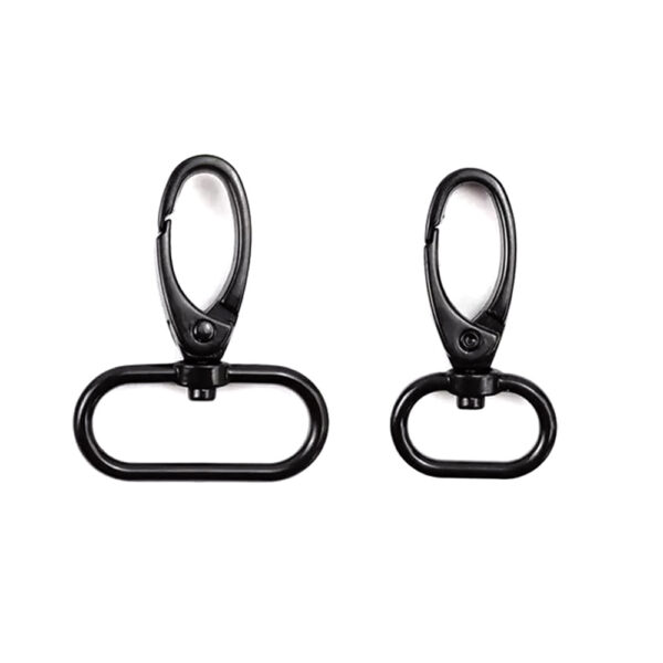 KOVOVÁ KARABINA - ČERNÁ - 2ks