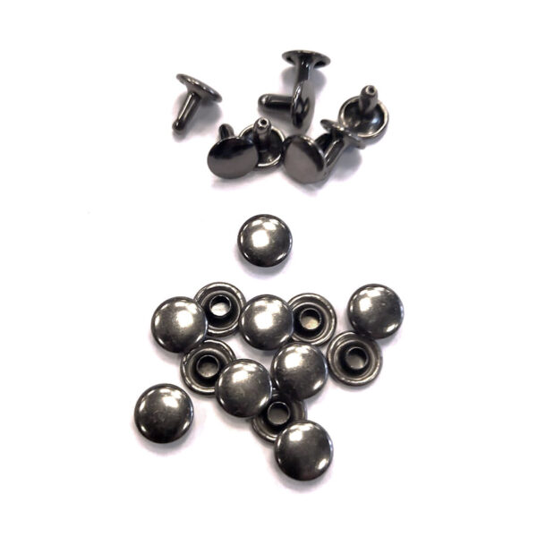 DUTÉ NÝTY  SEDLÁŘSKÝ NÝT ZAVŘENÝ - Ø10 mm- ČERNÝ NIKL