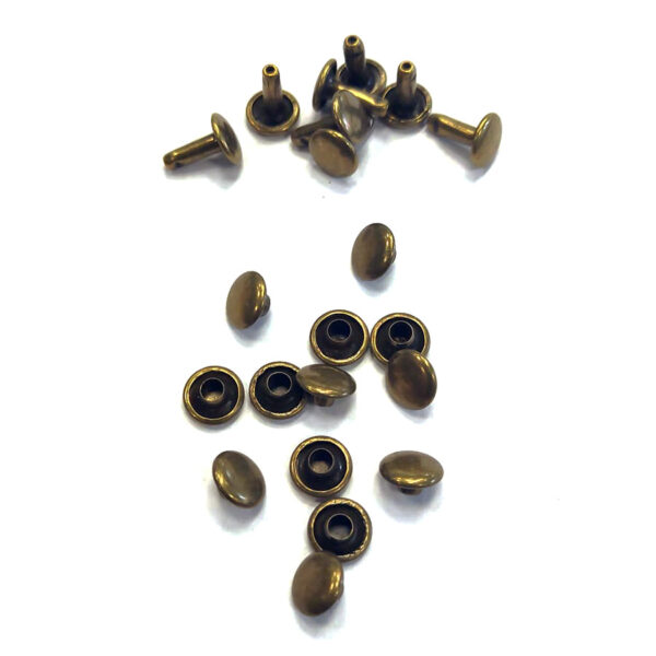 DUTÉ NÝTY \ SEDLÁŘSKÝ NÝT ZAVŘENÝ - Ø7 mm - STAROMOSAZ