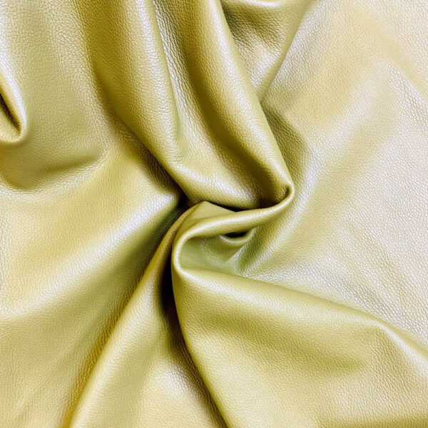 PRAVÁ KŮŽE - HOVĚZÍ USEŇ - HRÁŠKOVÁ ZELENÁ - 1.4-1.6 mm