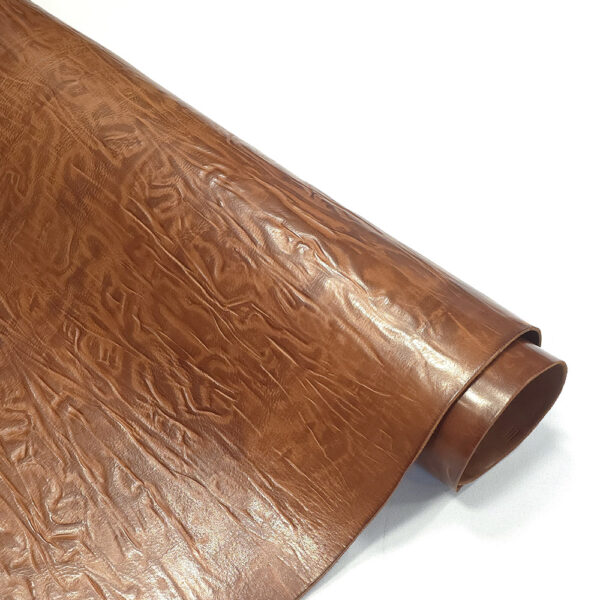 HOVĚZÍ KŮŽE – TŘÍSLOČINĚNÁ HLAZENICE - HNĚDÁ - 3.0-3.2 mm