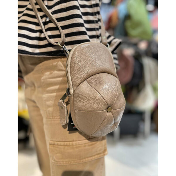 Crossbody kabelka Andex z pravé kůže – hnědá