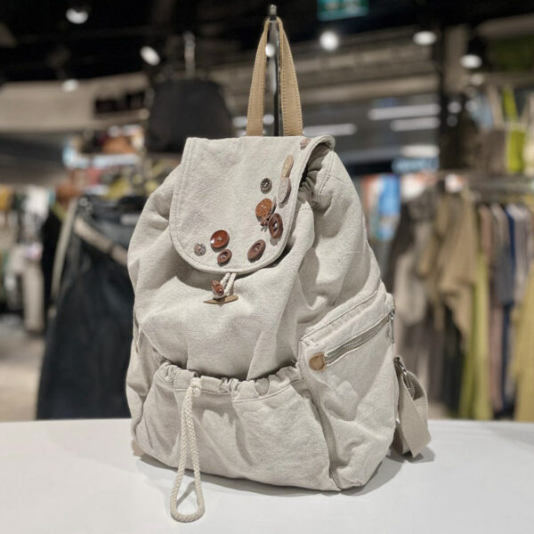 Lněný batoh Andex – přírodní