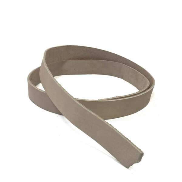 HOVĚZÍ KŮŽE NA OPASEK – PŘÍRODNÍ – 165 cm – 3.8-4.2 mm