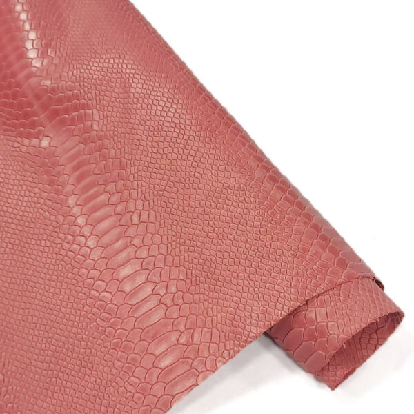 IMITACE HADÍ KŮŽE - HOVĚZÍ KŮŽE - LOSOSOVÁ - 0.7-0.9 mm