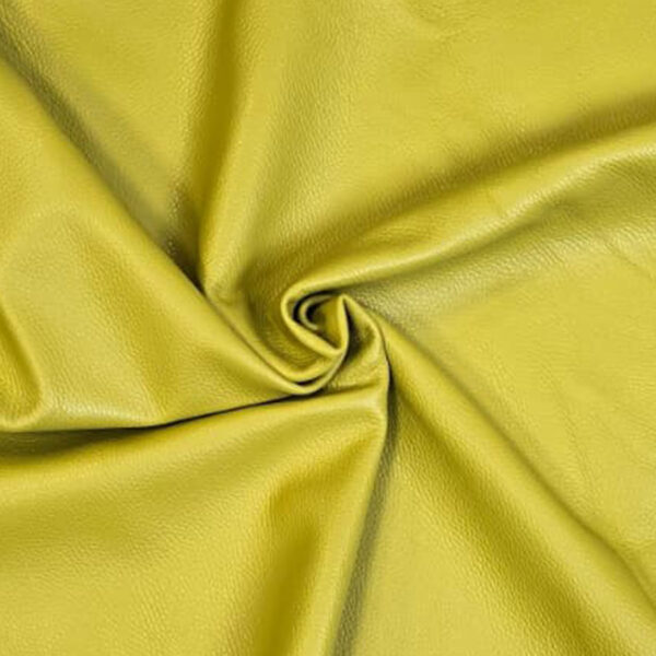 PRAVÁ KŮŽE - HOVĚZÍ USEŇ - SVĚTLE ZELENÁ - 1.4-1.6 mm