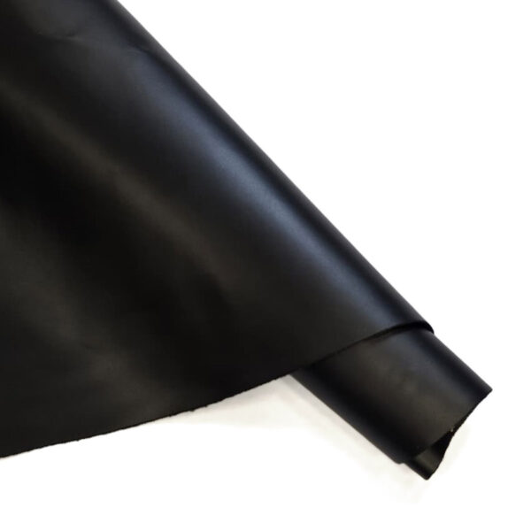 HOVĚZÍ KŮŽE - TŘÍSLOČINĚNÁ HLAZENICE - ČERNÁ - 1.2-1.4 mm