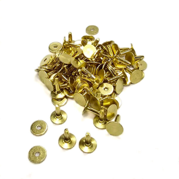 SEDLÁŘSKÝ MOSAZ NÝT S PODLOŽKOU - 50ks / Ø9.5x11mm