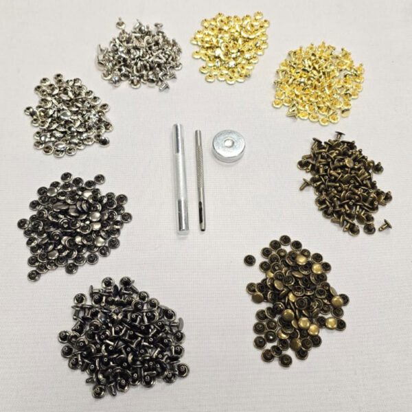 SADA NÝTŮ - 7 mm - 400 ks + nástroje