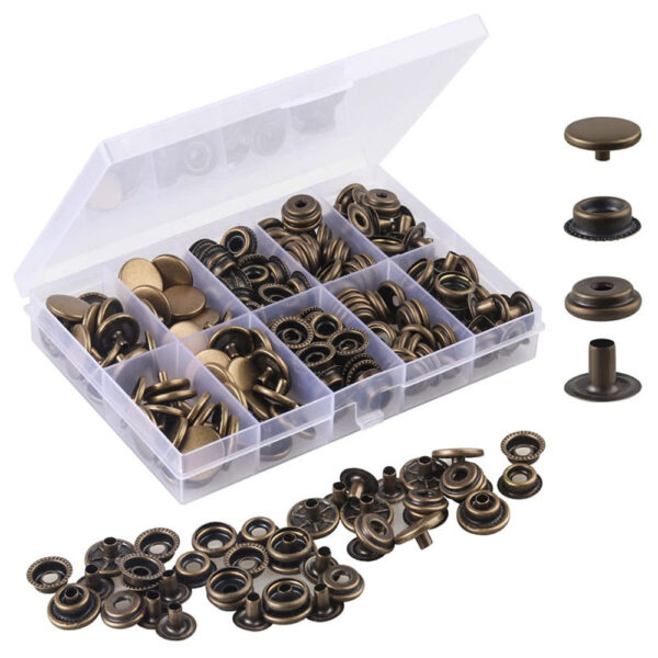 KOVOVÉ CVOČKY - Ø15 mm - STAROMOSAZ - 50 ks