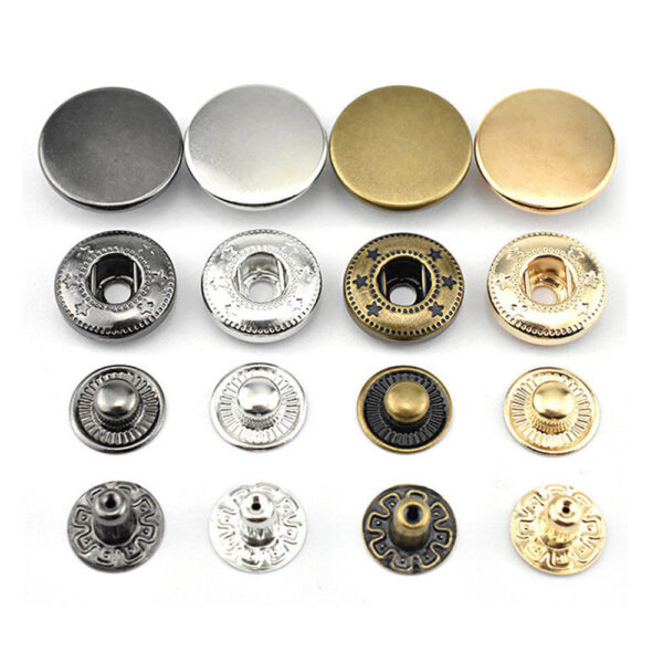 KOVOVÉ CVOČKY - Ø10 mm - ČERNÝ NIKL