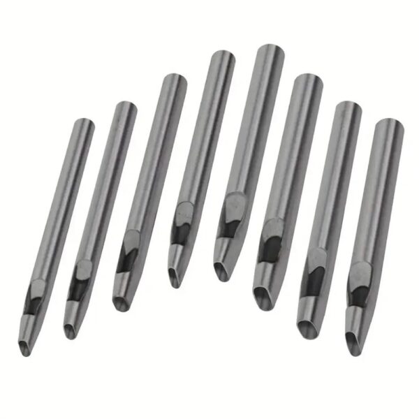 VYSEKÁVAČE NA KŮŽE OVÁLNÝ - 0.5x0.1mm ... 0.9x0.4 mm / SADA