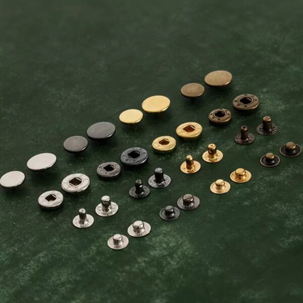 KOVOVÉ CVOČKY - Ø12 mm - ČERNÝ NIKL