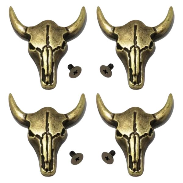 KOVOVÁ OZDOBA, ŠROUBOVACÍ, STAROMOSAZ 35mm / SADA 4KS