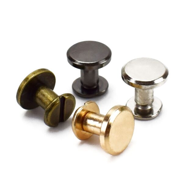 ŠROUBOVACÍ NÝT -  Ø 9 x 5mm / Ø 9,5 x 6,5mm – RŮŽOVÉ ZLATO – 10 ks