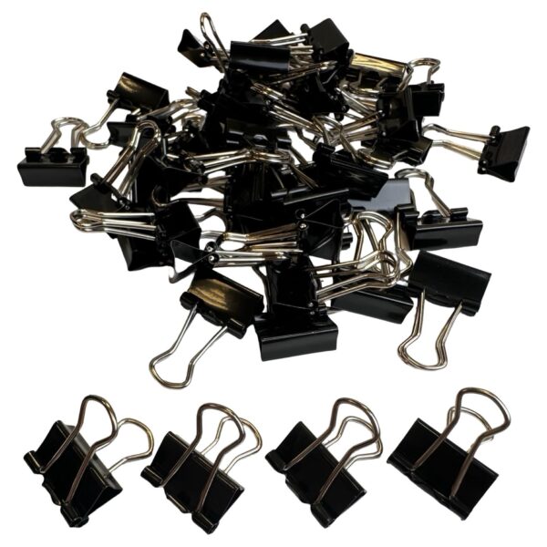 KOVOVÉ KLIPY / BINDER KLIP 15 mm - SADA 20ks