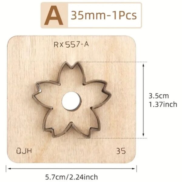 VYSEKÁVACÍ MATRICE - VÝSEK NA KŮŽI / 35-25mm