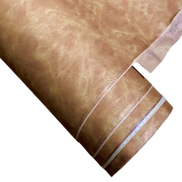 UMĚLÁ KŮŽE - КOŽENKА ČALOUNICKÁ – METRAŽ -  HNĚDA