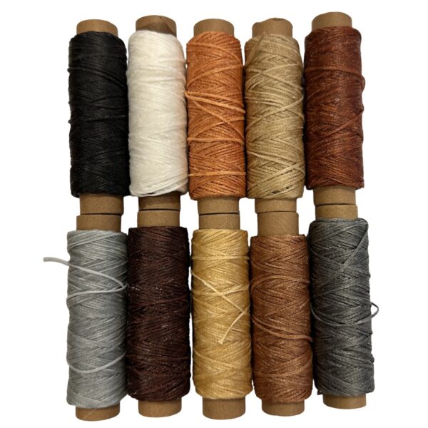 VOSKOVANÉ NITĚ PRO RUČNÍ ŠITÍ KŮŽI - 0.8 mm - 30m