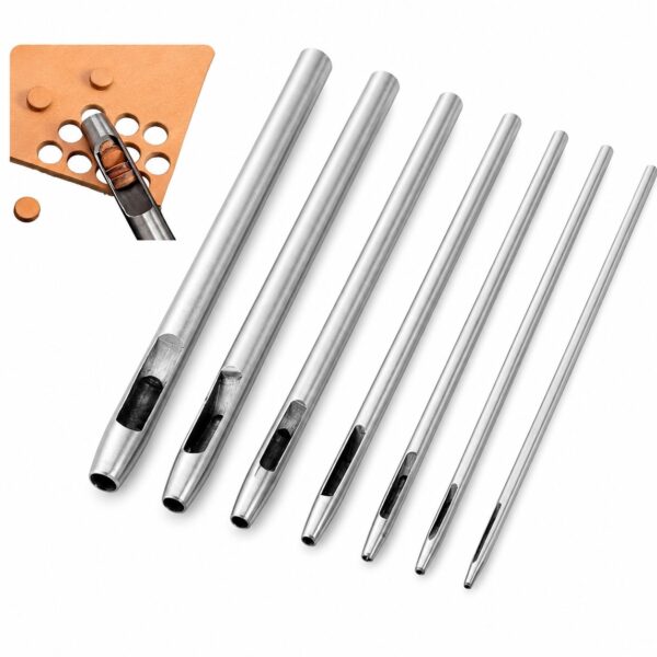 DĚROVAČE KULATÉ Ø 0.5 – 5 mm - SADA 7 ks