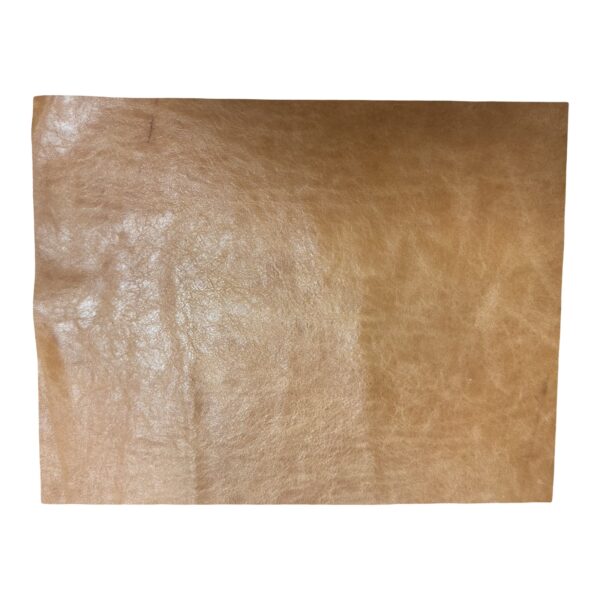 HOVĚZÍ KŮŽE - HOŘČICE - HOTOVÉ KUS – 41x32cm . Tloušťka: 0.6mm