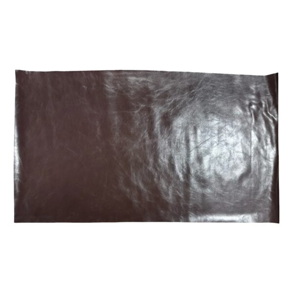 HOVĚZÍ KŮŽE - TMAVĚ HNĚDA   - HOTOVÉ KUS – 82x47cm . Tloušťka: 1.2mm