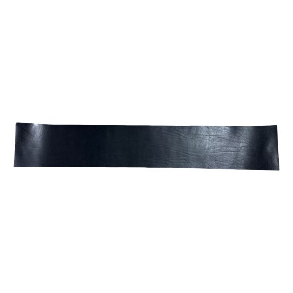 HOVĚZÍ KŮŽE - ČERNA  - HOTOVÉ KUS – 94x16cm . Tloušťka: 3.1mm