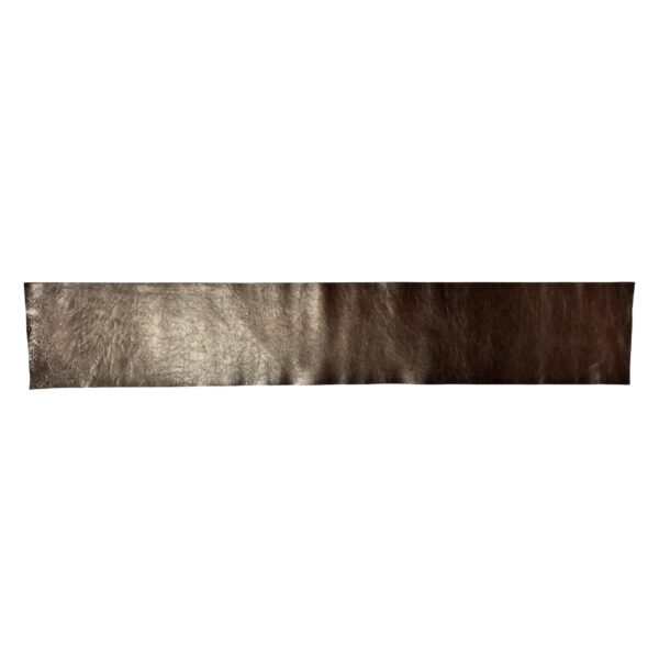 HOVĚZÍ KŮŽE - TMAVĚ HNĚDA  -  HOTOVÉ KUS – 105x18cm . Tloušťka: 1.5mm
