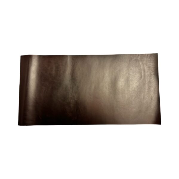 HOVĚZÍ KŮŽE - TMAVĚ HNĚDA - HOTOVÉ KUS – 49x25cm . Tloušťka: 1.2mm