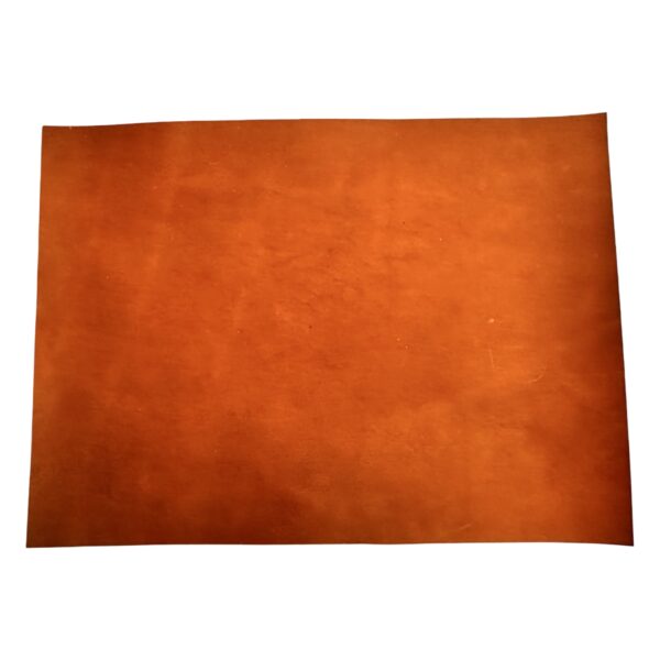 HOVĚZÍ KŮŽE - HNĚDA - HOTOVÉ KUS – 41x30cm . Tloušťka: 1.1mm